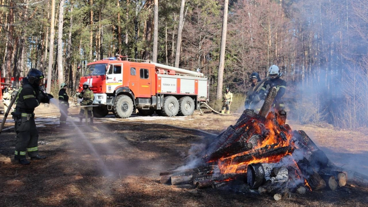 Пожароопасный сезон в Чувашии затронет 236 населенных пунктов, лагерей и других территорий