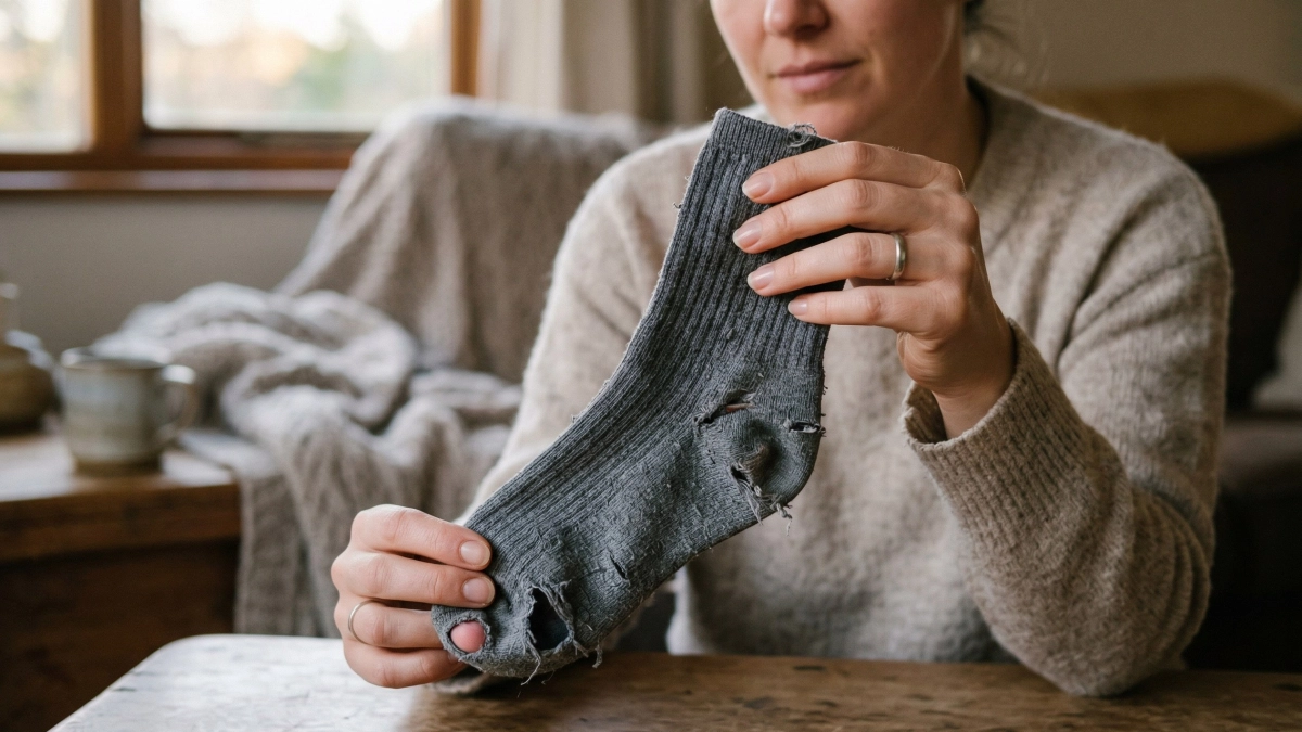 Носки с дырами не выбрасываю: превращаю в пять гениальных помощников для уборки и сада