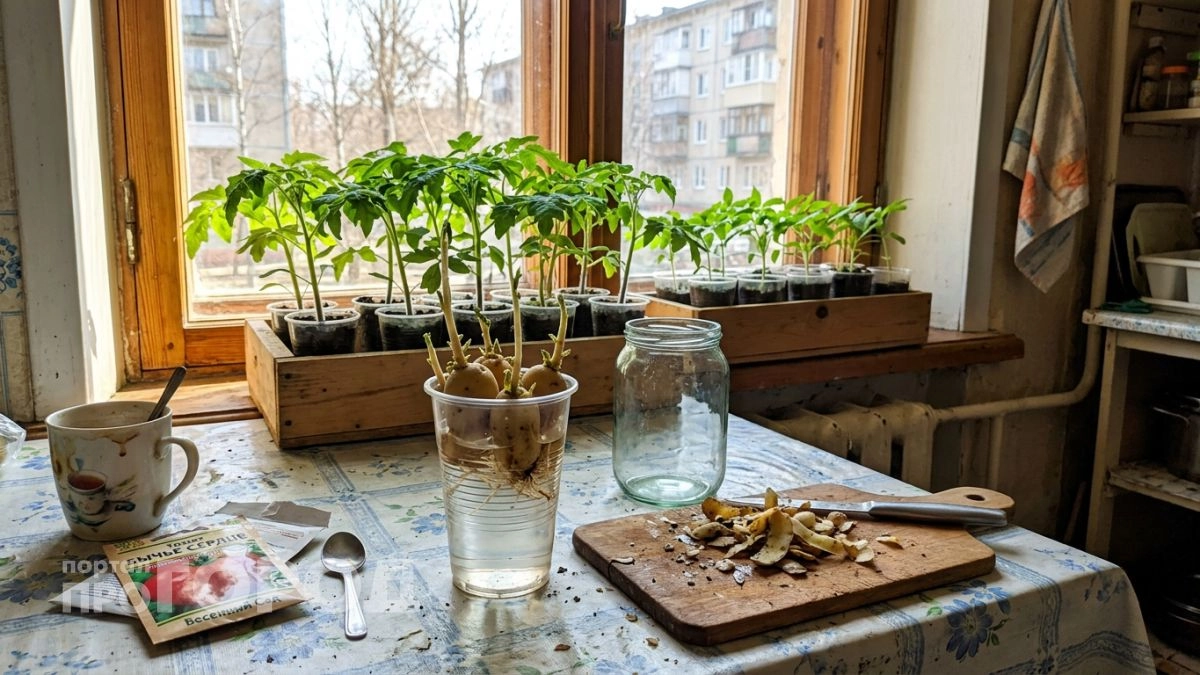 Проросшую картошку из погреба теперь берегу как зеницу ока – рассада после нее крепнет за неделю без всяких ампул