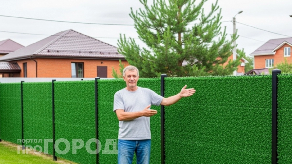 Лучше, чем профлист и кирпич, и дешевле остальных материалов: сделал забор на даче за сутки 