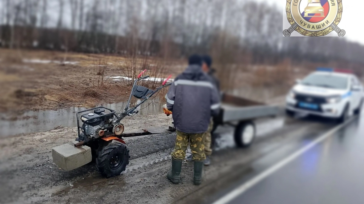 В Ибресинском районе пьяный водитель мотоблока попал под уголовную статью