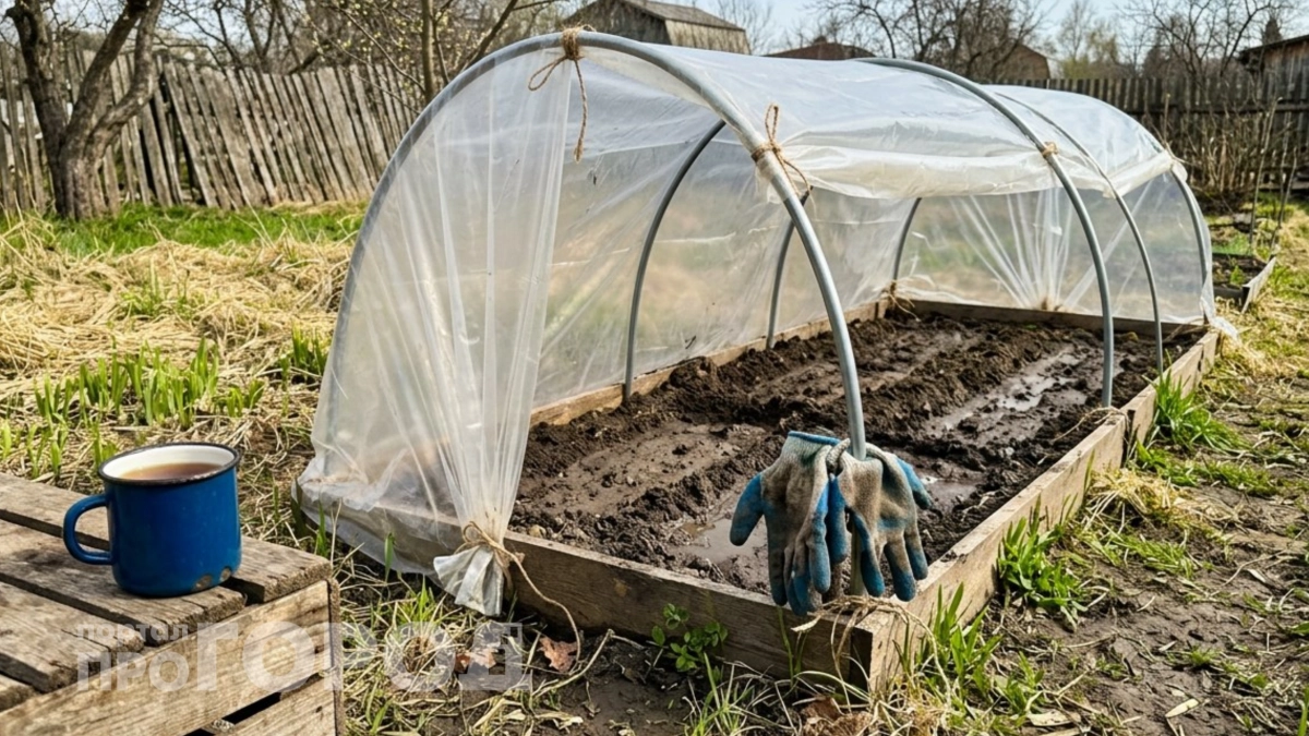 Три дуги всего за 299 рублей: самый дешевый парник построила сама – спасибо "Чижику"