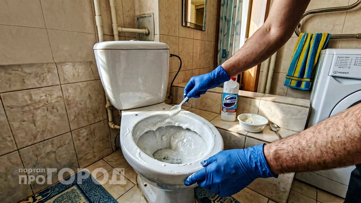 Больше не нужно тереть унитаз до изнеможения: просто залейте это средство – и через пять минут камень сойдет сам