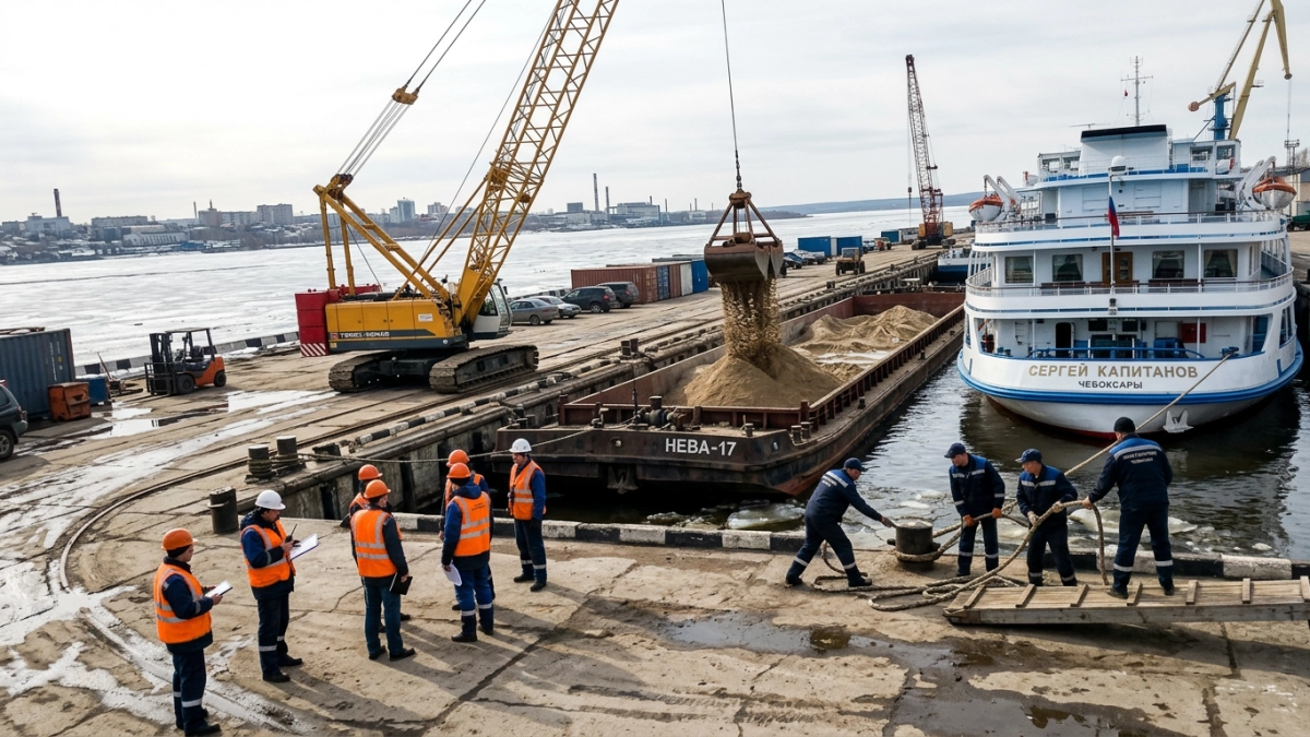 Чебоксарский речпорт заработал вдвое меньше: прибыль упала до 142 млн рублей