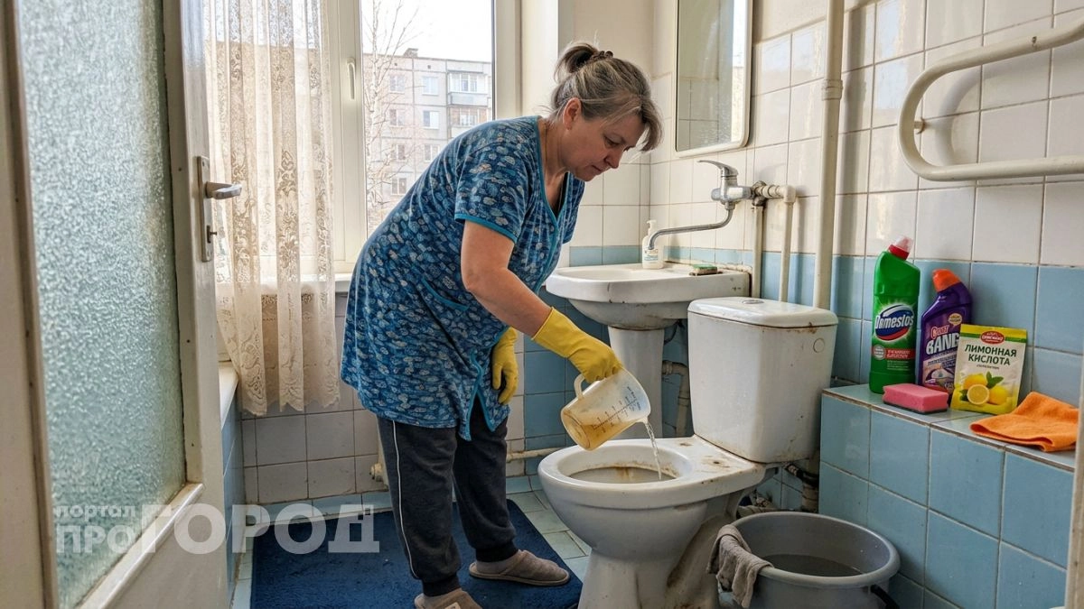 Унитаз сияет как новый без утомительного трения: просто оставьте это копеечное средство на пять минут и смойте