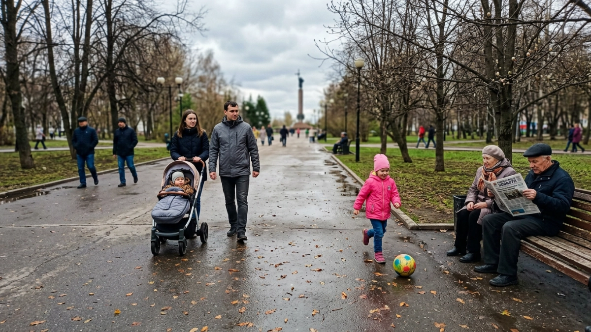 Трофимов прогулялся по Парку Победы и поблагодарил жителей за уют в городе