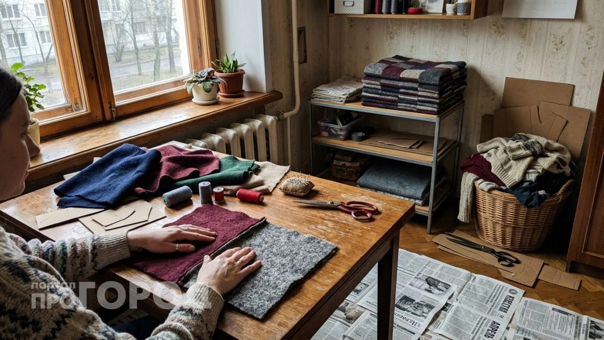 Забудьте про магазинные пледы: из старых свитеров получается вещь уютнее и прочнее любой фабричной покупки