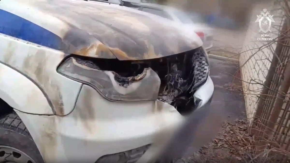 Поджог полицейской машины, пожар в вузе и крупные мошенничества: главные новости за 15 апреля