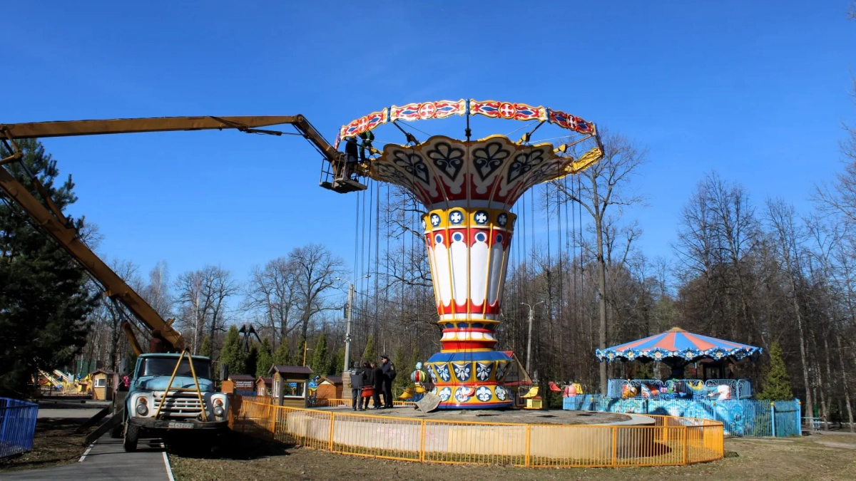 Перед запуском сезона в чебоксарских парках все аттракционы проходят обязательную проверку