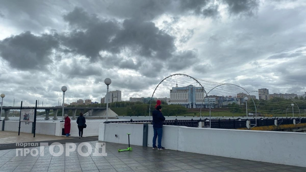 Выходные в Чувашии начнутся с пасмурного неба и дождя