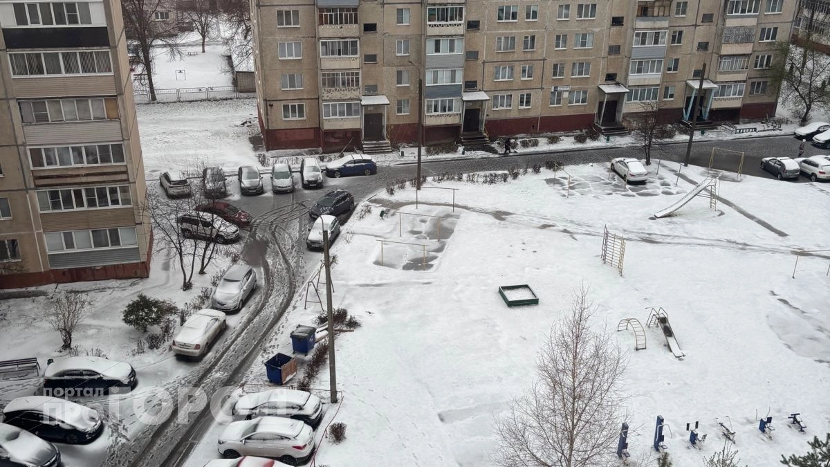 Северо-западную часть Чувашии замело снегом, а на юго-востоке весна