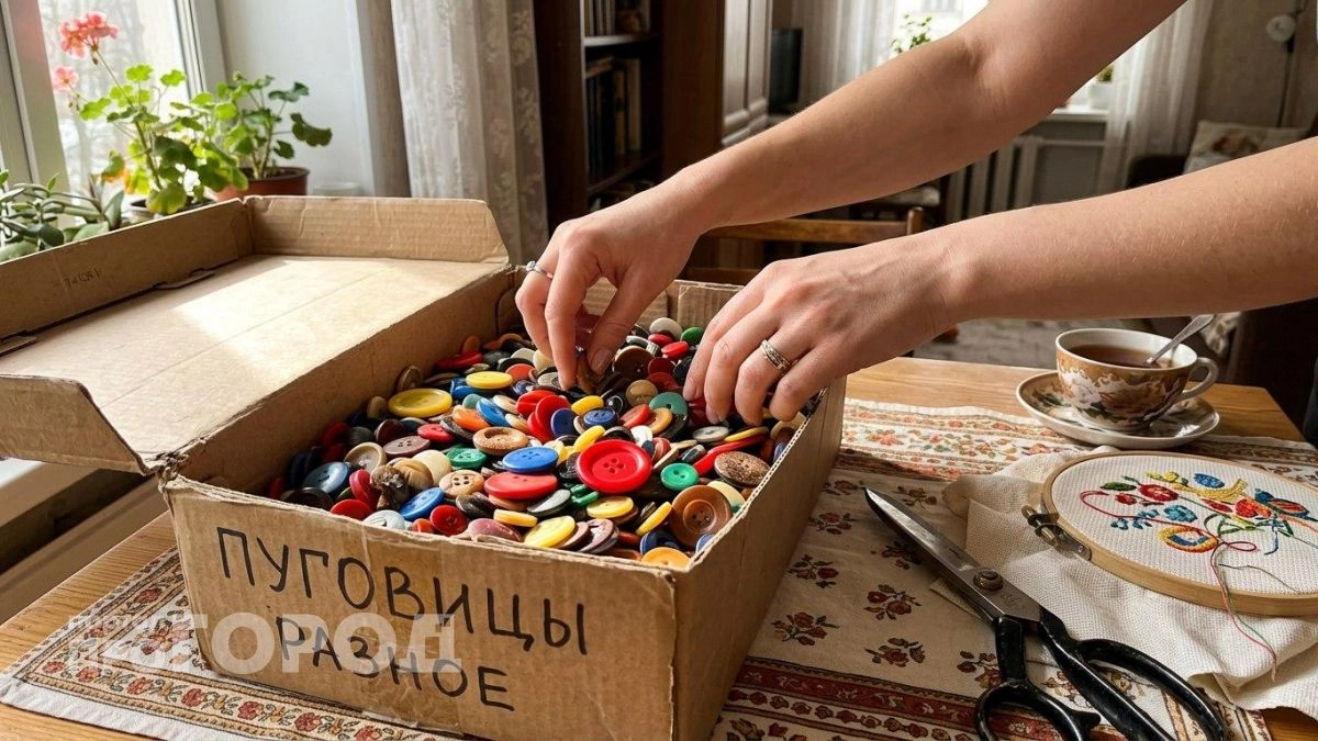Хватит выбрасывать старые пуговицы: превратите их в стильный декор для дома за один свободный вечер