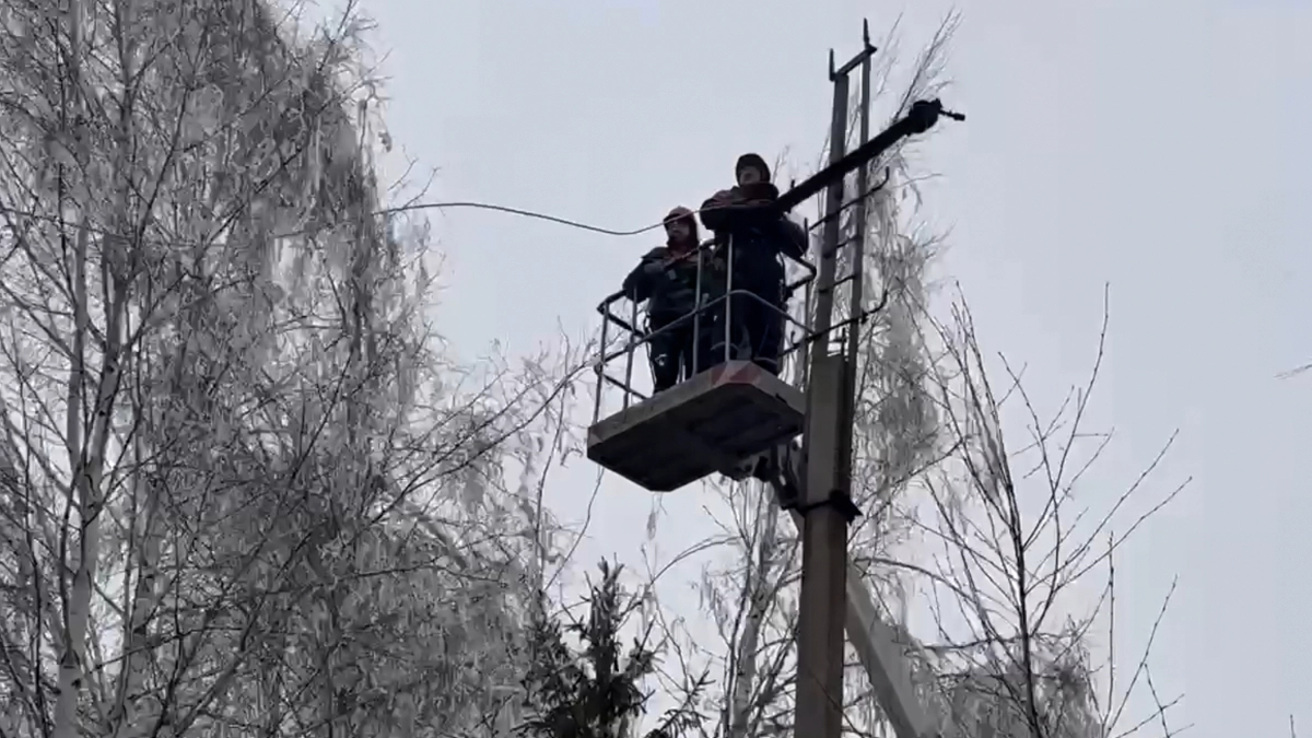 В Чувашии после снегопада полностью восстановили основную схему электроснабжения