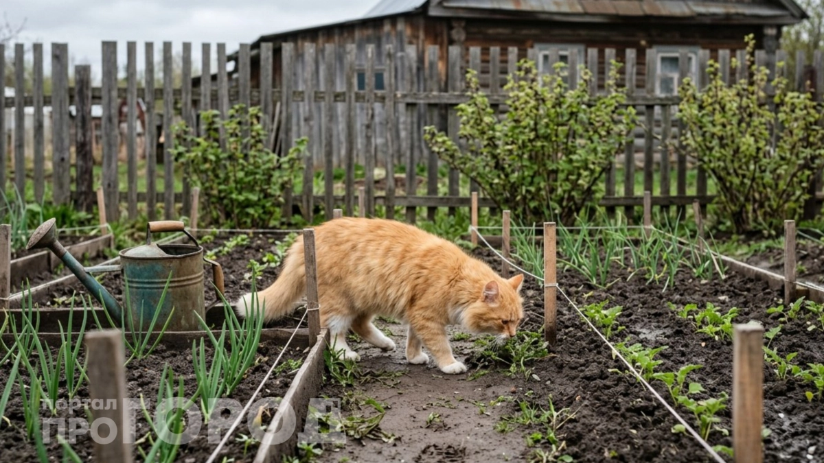 Кошки больше не устраивают туалет из грядки: помогла обычная специя с кухни