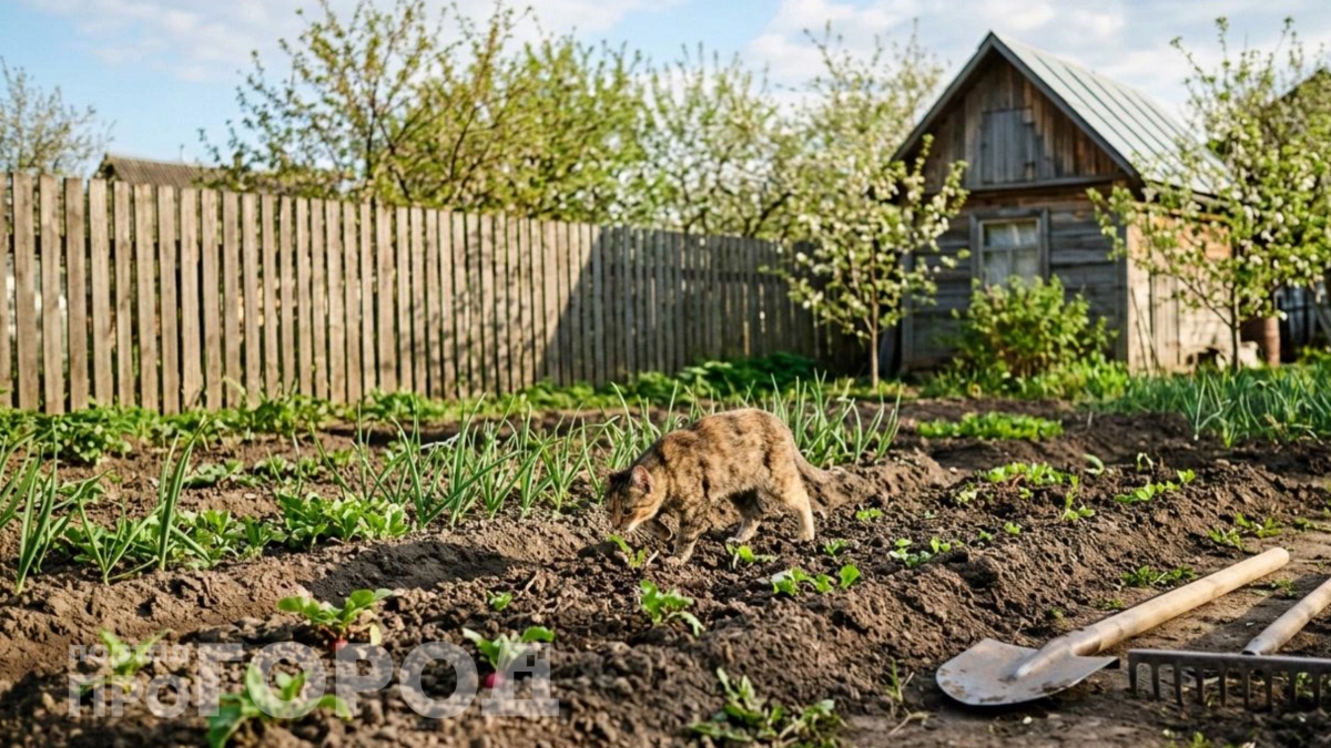 Соседские коты больше не заходят на огород: просто посыпала этим грядки – и от пушистых ни следа