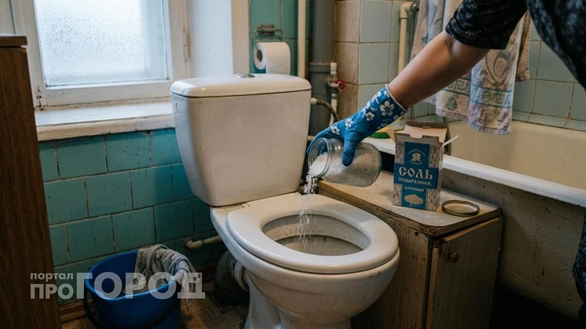 Забудьте про едкую бытовую химию: горсть соли на ночь сделает унитаз идеально чистым без лишних усилий
