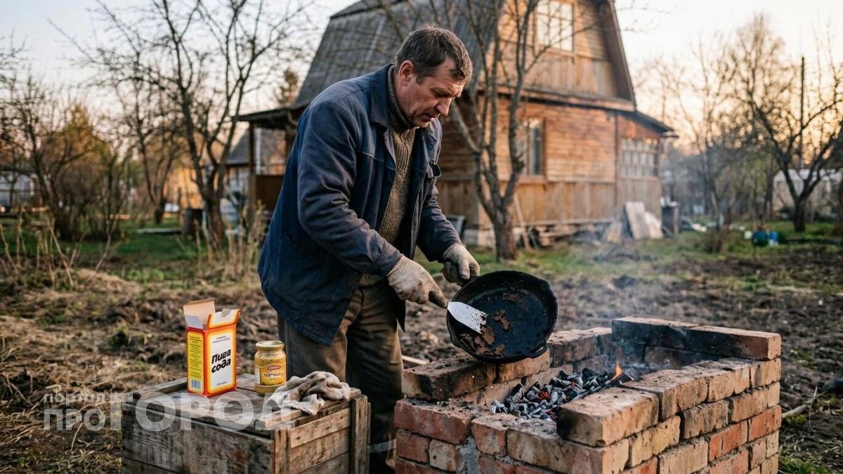 Хватит мучиться с оттиранием: нагар отходит пластами после этого простого действия с обычной бытовой химией