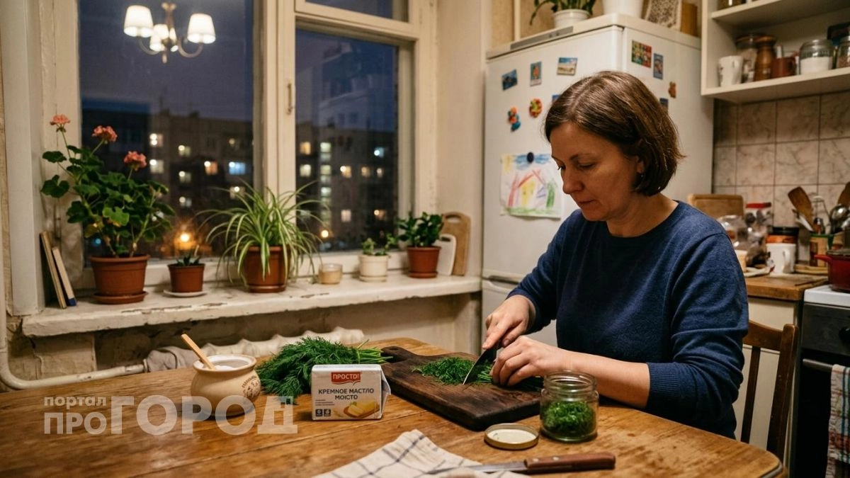 Хватит переплачивать за готовое масло: делаю ароматную заготовку из зелени за копейки на всю зиму