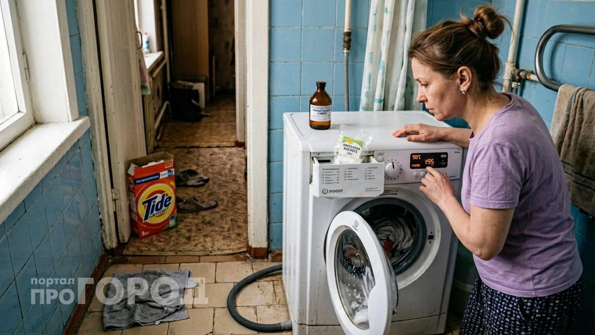 Стиралка была в черном налете и плесени: засыпала это дешевое средство – и вся грязь вышла кусками сама