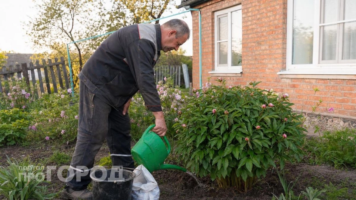Добавляю в лунки всего два копеечных средства: пионы превращаются в пышные шары и цветут в разы дольше обычного
