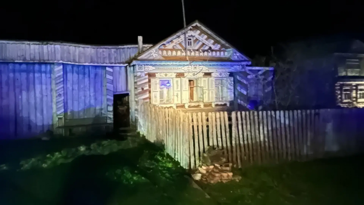 Ночью в чувашском селе вспыхнул жилой дом
