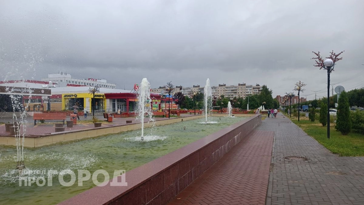 В Чебоксарах включили первые фонтаны