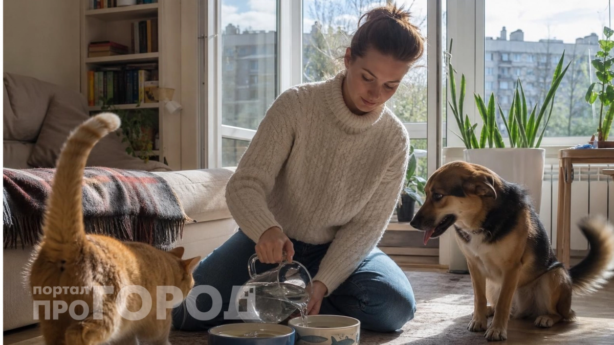 Точка в вопросе поставлена: можно ли наливать домашний животным воду из-под крана 