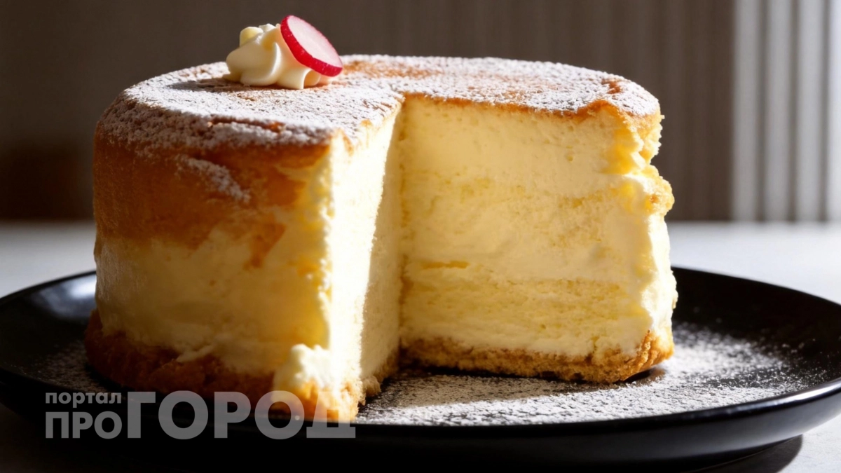 Вместо шарлотки, еще и вкуснее: пушистый "облачный" торт с яблоками без вымешивания