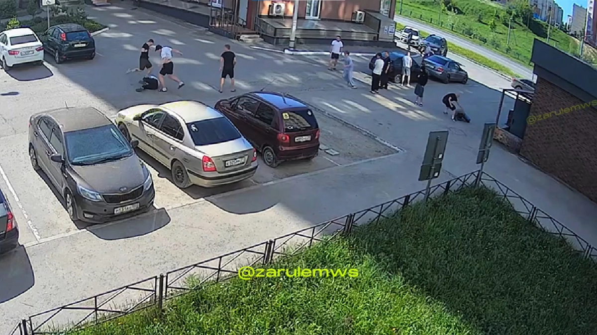 В Солнечном группа молодых людей избила двух прохожих и скрылась на автомобилях 