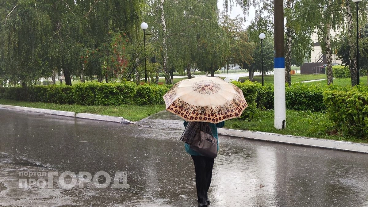 В Чувашии прохладная погода задержится: завтра снова дождь