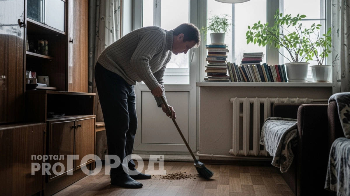 Убираю пыль без пылесоса уже много лет: просто беру носок, и превращаю обычный веник в чудо-помощник