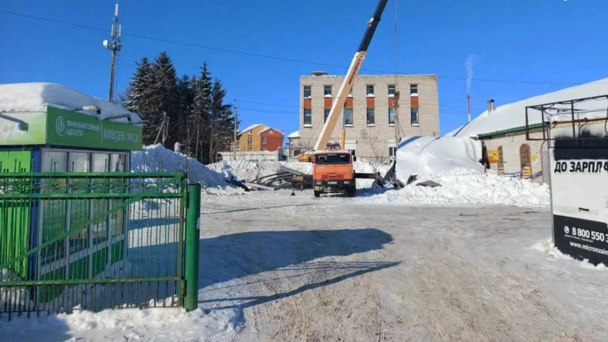 В Чувашии будут судить сотрудника автовокзала после обрушения крыши в Аликово