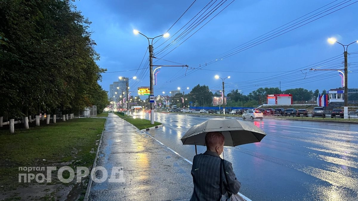 Жителей Чувашии ждет дождливая пятница