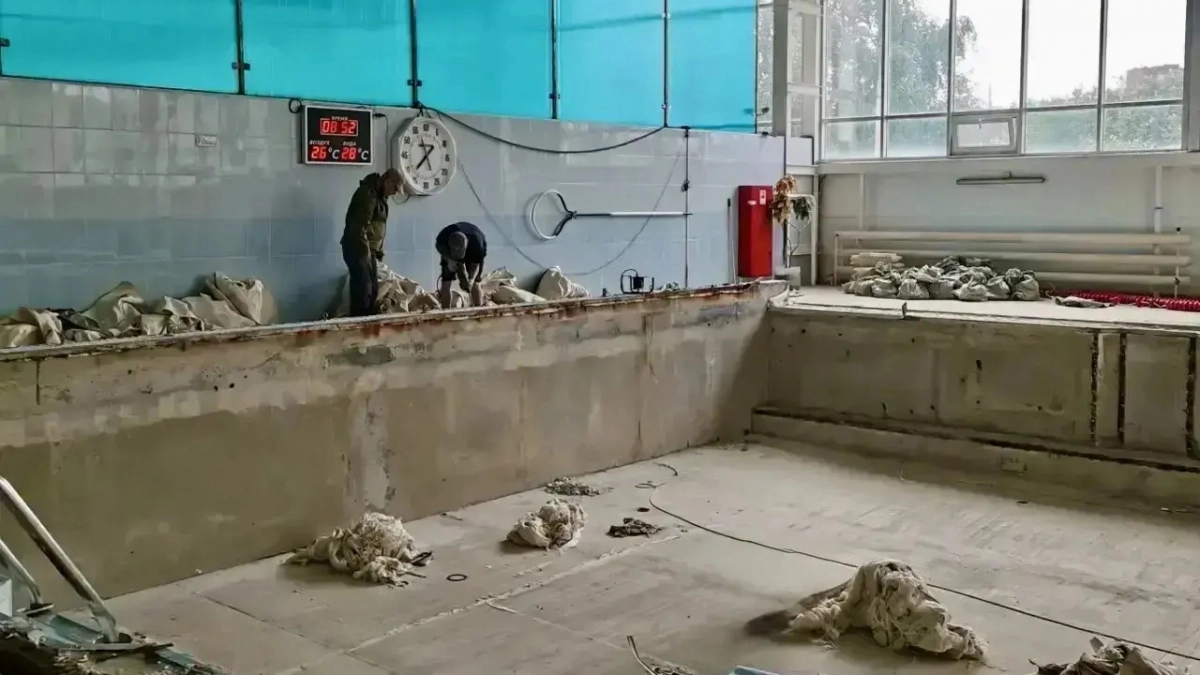 Чебоксарский бассейн ушел на ремонт