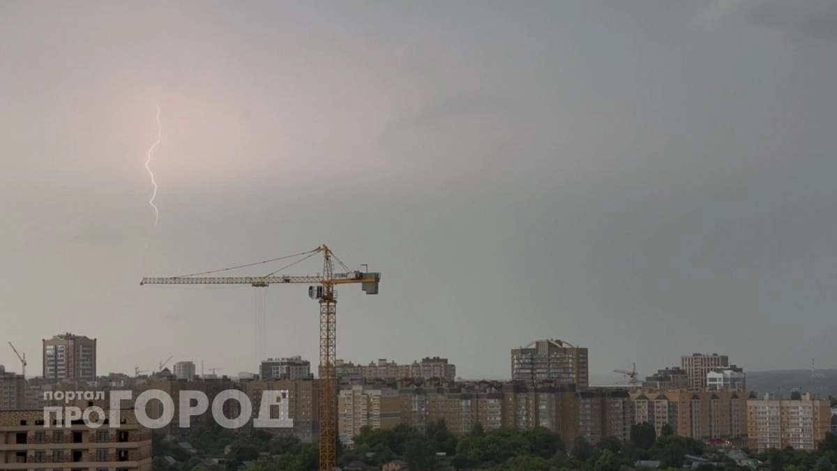 Чувашию не покидают гроза и ливни