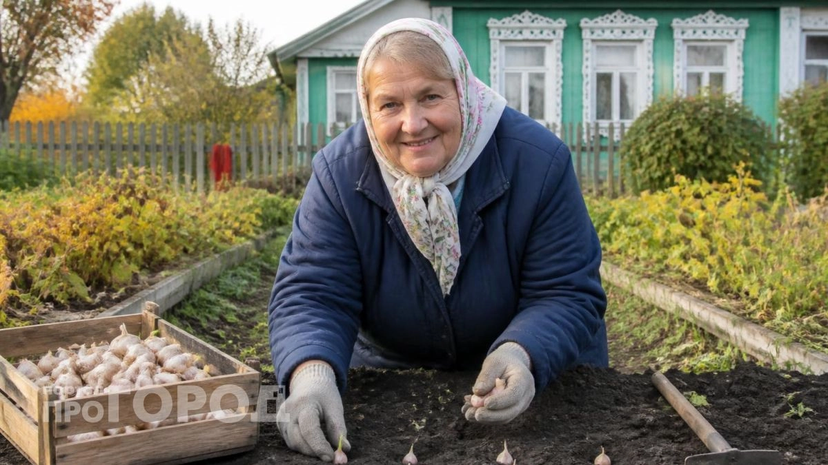 Не верила пока не попробовала: сажаю чеснок по осени – весной получаю головки с кулак
