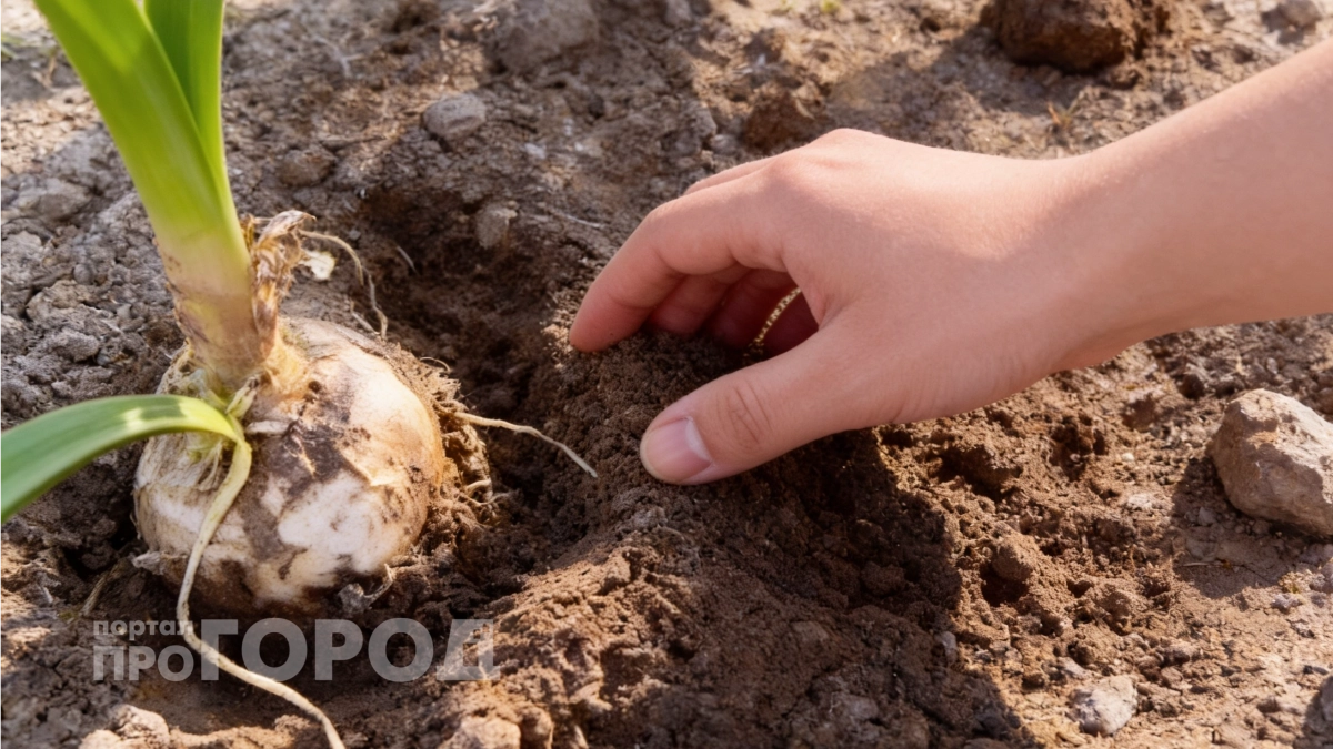 Бабушка знала толк в щедром урожае и научила меня: освобождаю чеснок от земли для больших головок