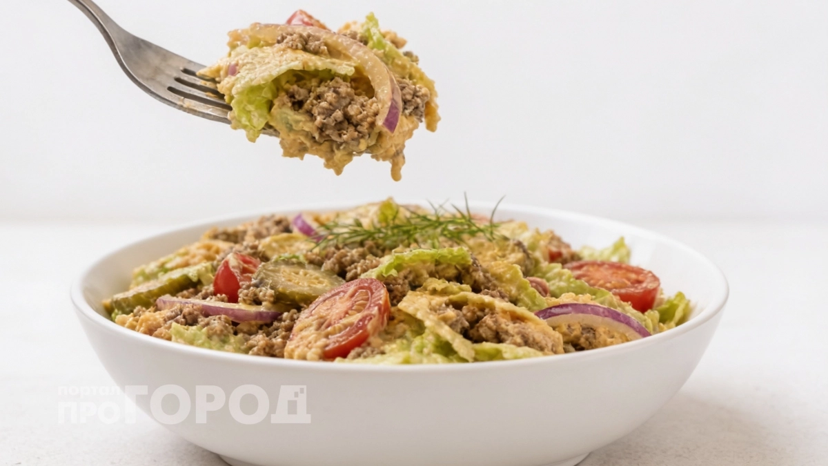 Вкус любимого бургера в пп-исполнении:  начала готовить домашний салат со вкусом бигмака и влюбилась