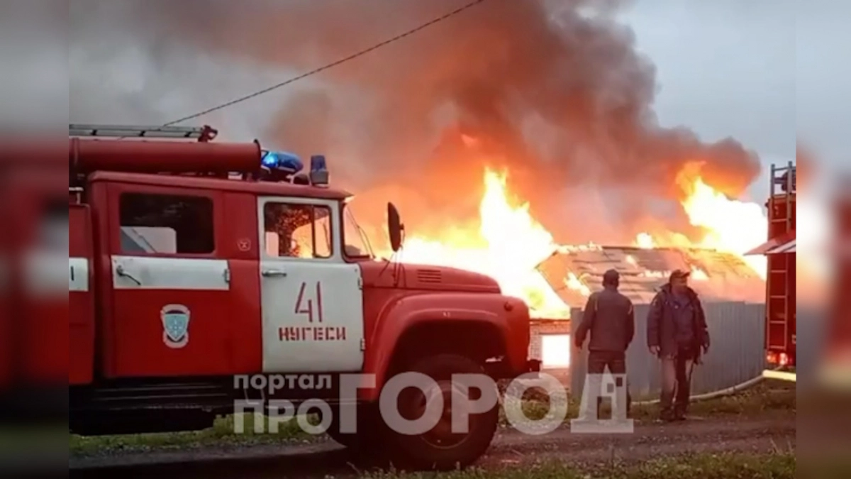 В пригороде Новочебоксарска сгорел дом, в огне погибла женщина