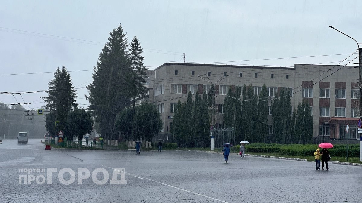 Настоящая осень: МЧС предупредило жителей Чувашии о сильном дожде и холодном ветре