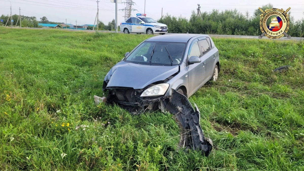 В ДТП в Цивильском районе пострадала несовершеннолетняя
