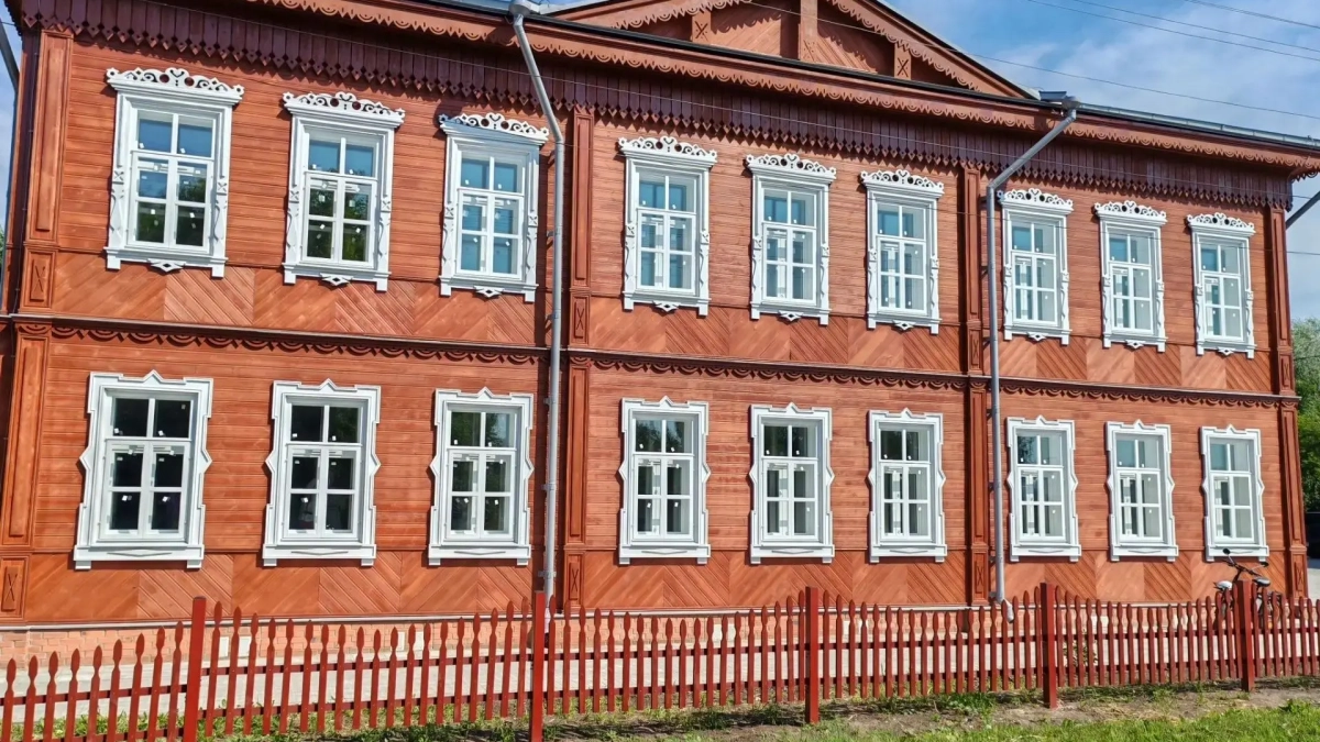 В Красных Четаях отреставрировали здание XIX века за 40 млн рублей