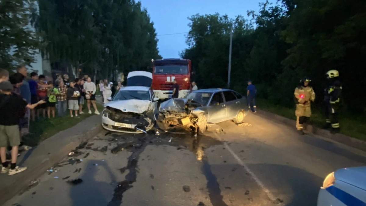 В ДТП в Новочебоксарске пострадали два человека