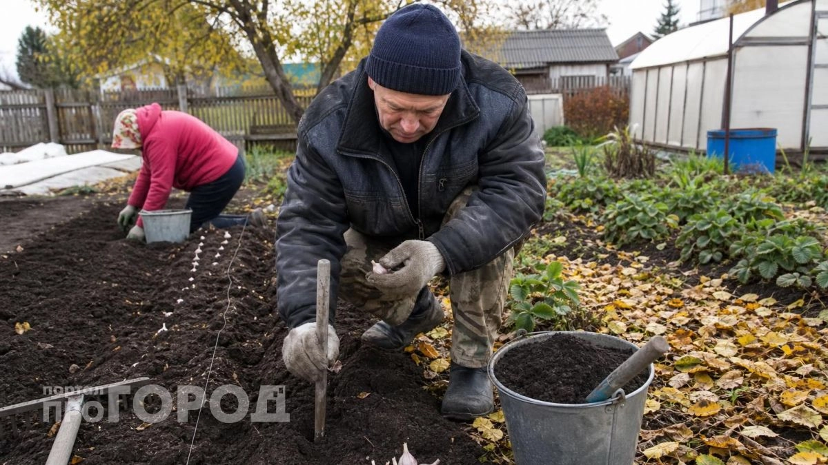 Секрет крупного чеснока кроется в одной простой детали при посадке: делюсь своим методом для рекордного урожая