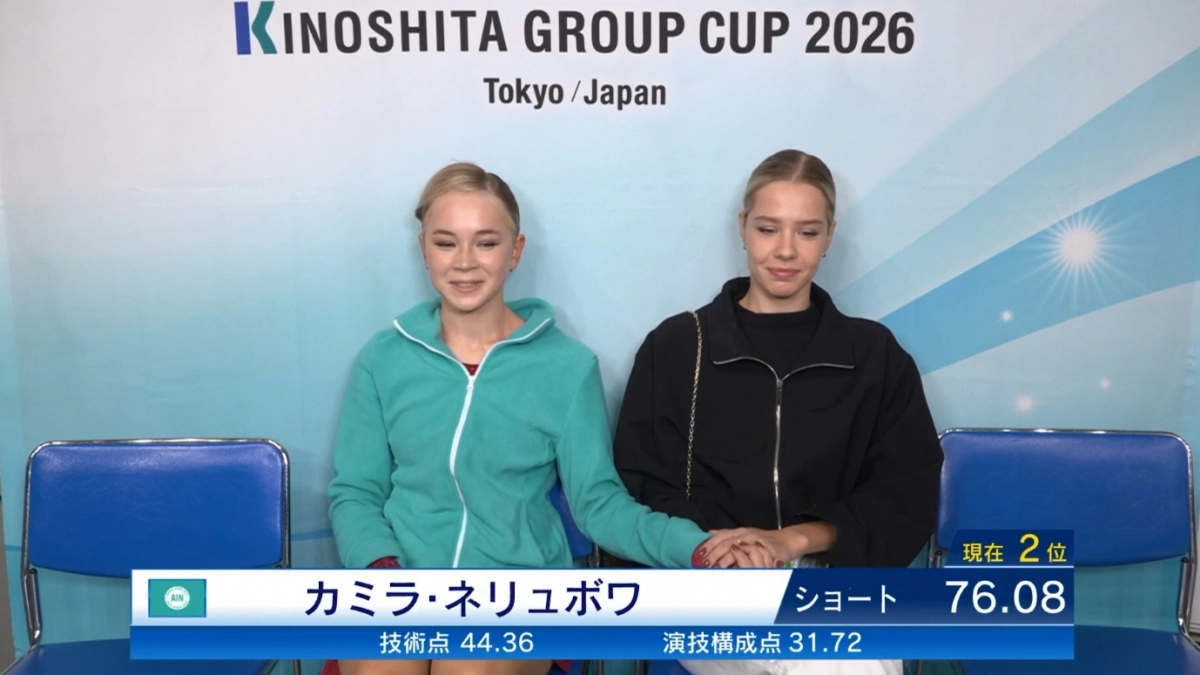 Камилла Нелюбова стала третьей в короткой программе на турнире Kinoshita Group Cup в Токио