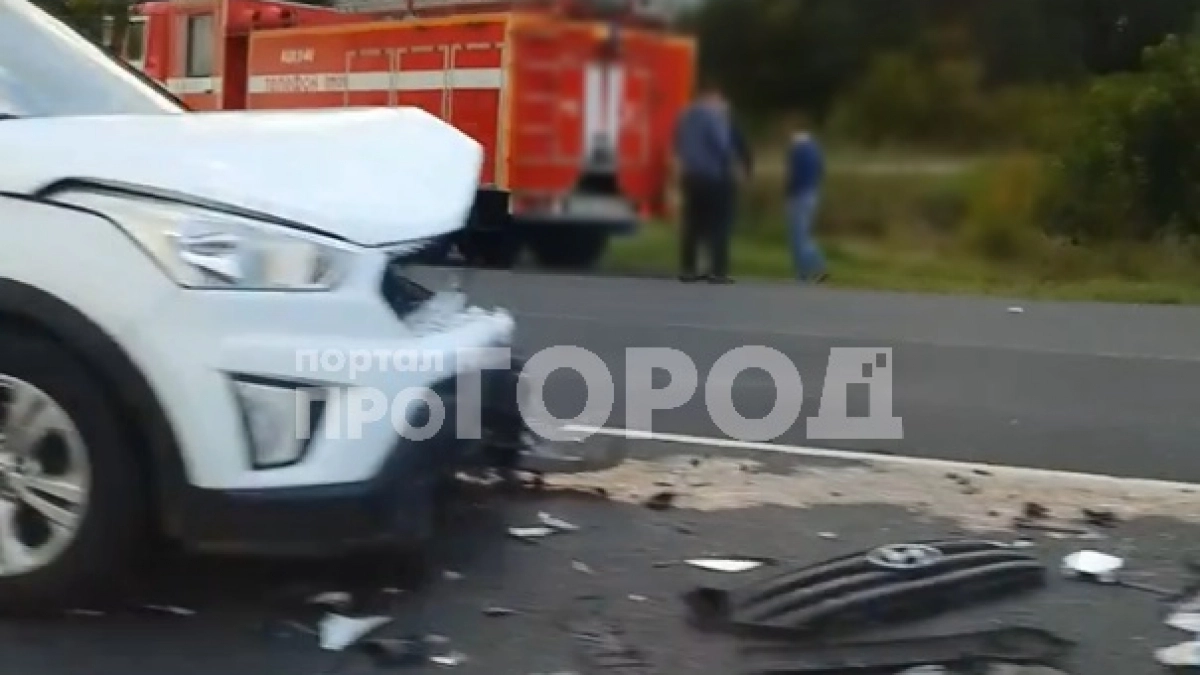 В Моргаушском районе легковушка вылетела в кювет после жесткого ДТП