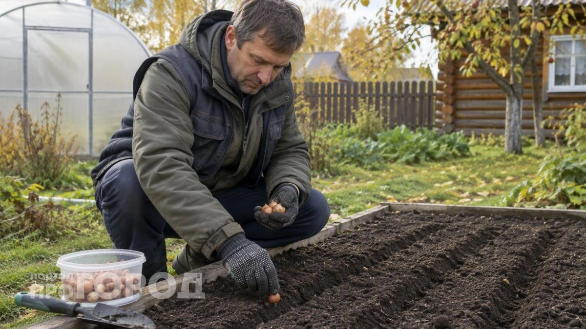 Сажаю мелкий севок строго с 9 по 15 октября: мой секрет того, как навсегда забыть о стрелковании лука