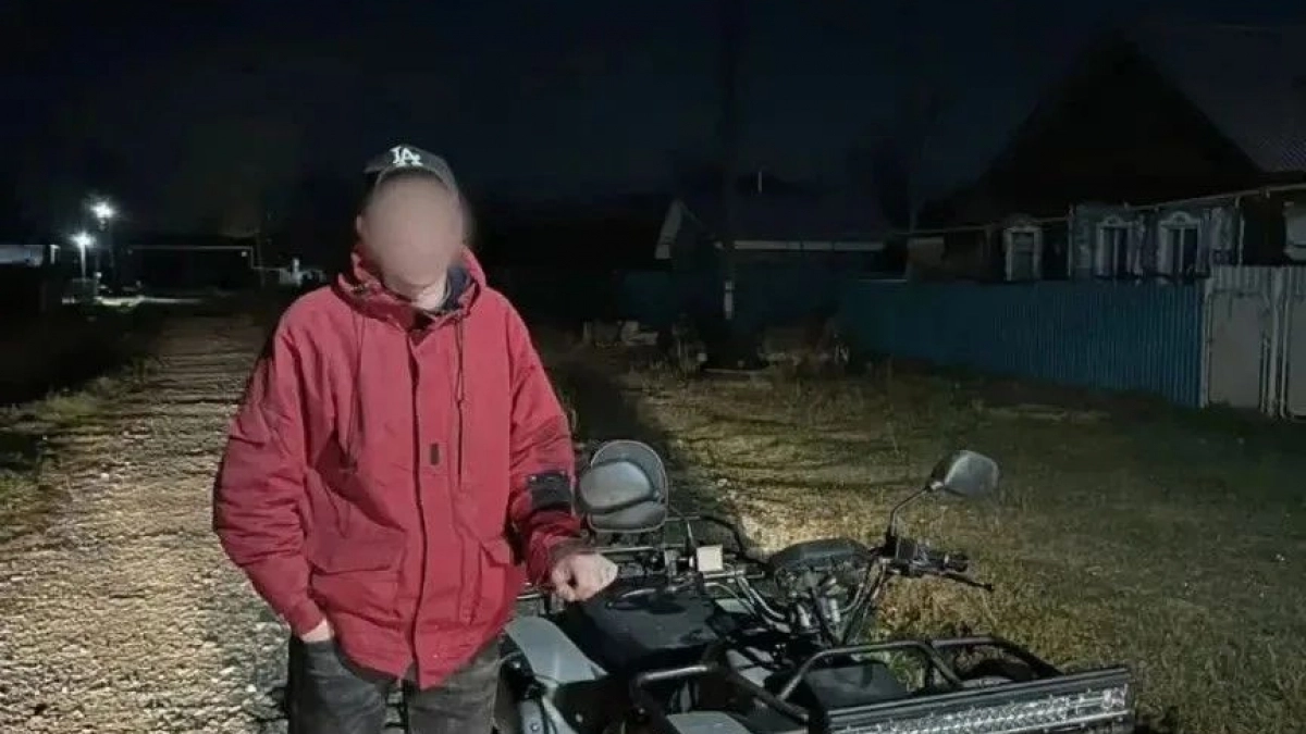 Пьяный чебоксарец уехал на чужом квадроцикле и объявил себя жертвой подставы