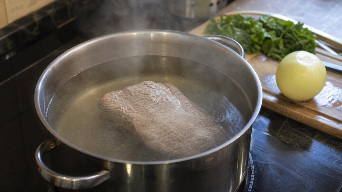 Больше никакой шумовки у плиты: секрет варки мяса без серой шапки на воде