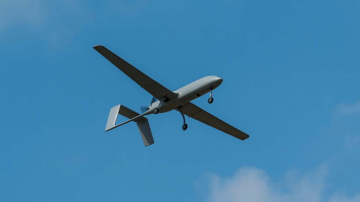 Этим утром в Моргаушском районе обломки сбитого БПЛА упали на жилой дом